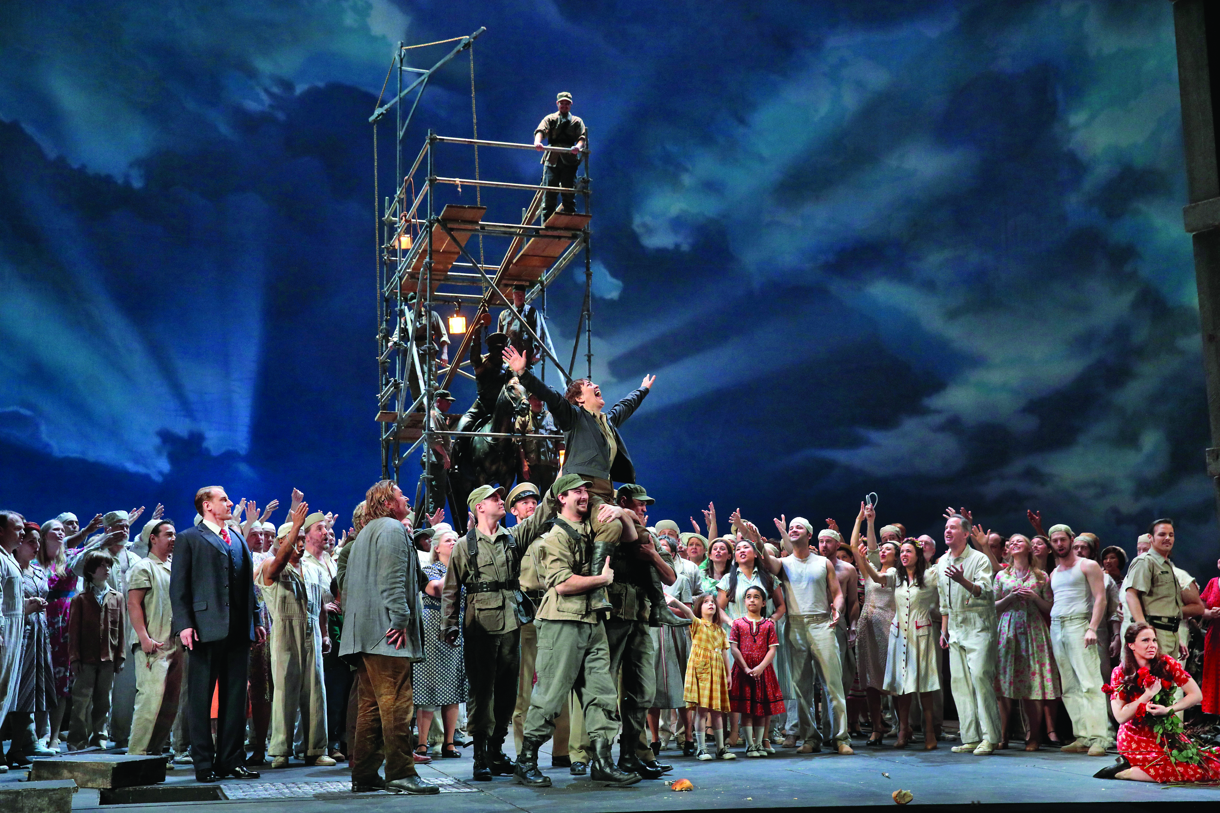 A scene from Fidelio Photo by Ken Howard Met Opera