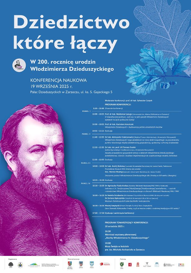 Konferencja naukowa „Dziedzictwo, które łączy. W 200. rocznicę urodzin Włodzimierza Dzieduszyckiego”