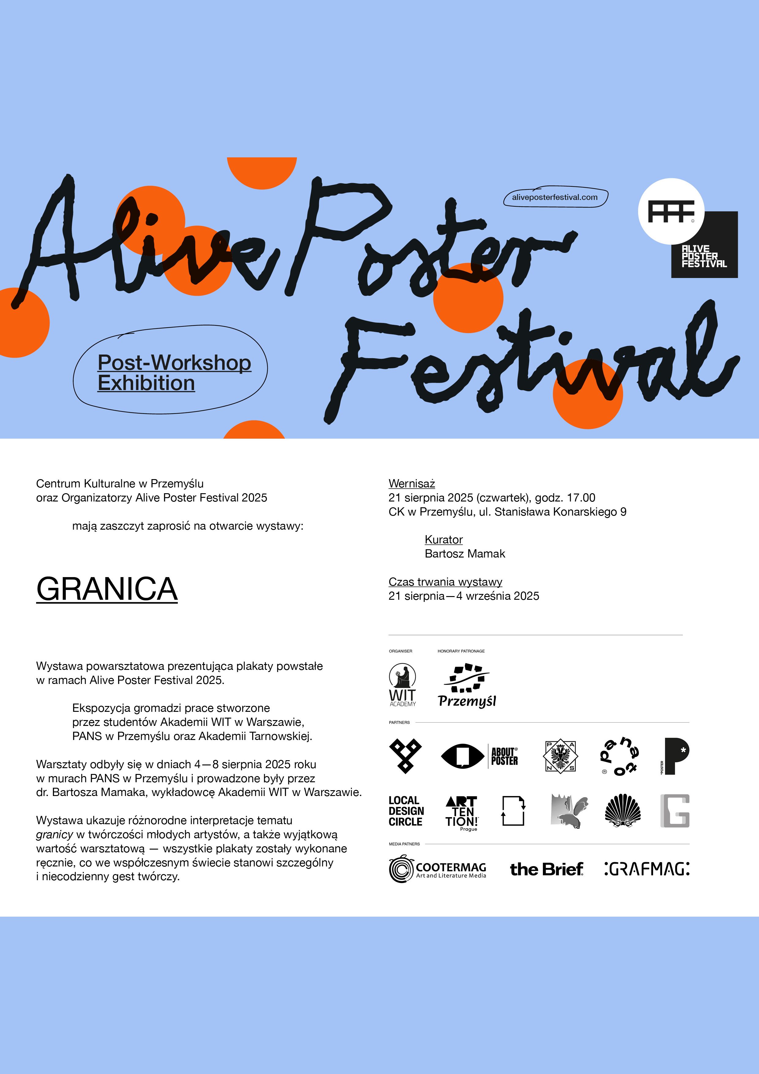 Zaproszenie do wydarzenia Alive Poster Festival 2025