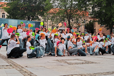 Zespół Koralik w tanecznym Flash mob!